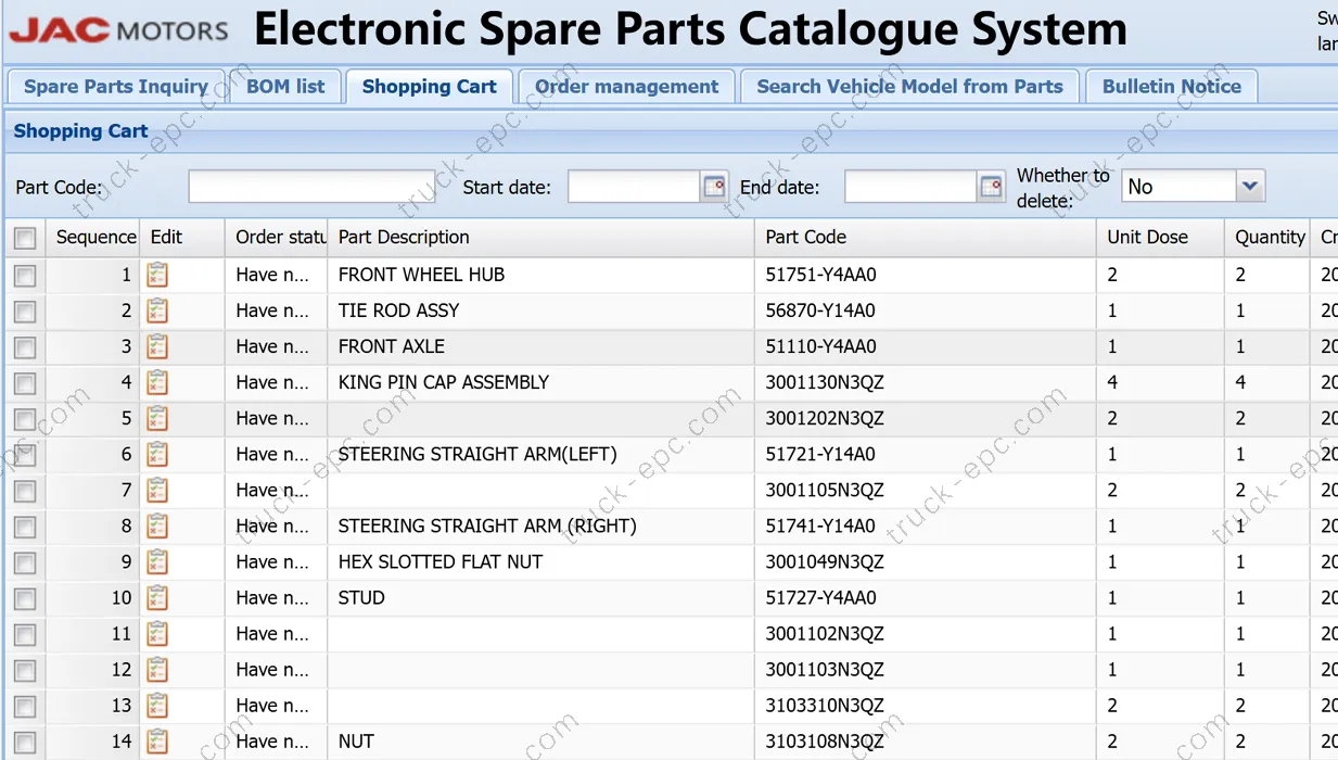 JAC EPC System-4