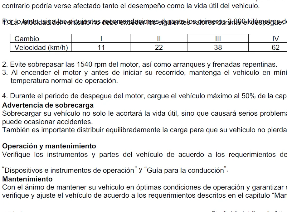 Auman Dump Truck (6X4) Operation Manual