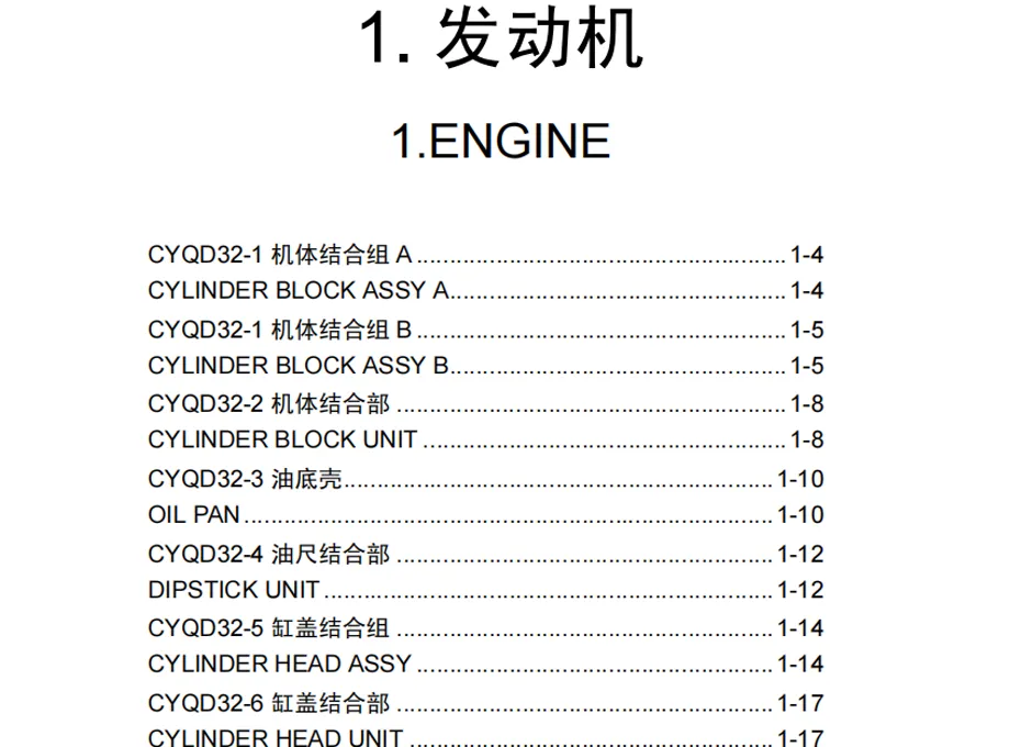 Dongfeng EQ1030T47D Truck Parts Catalog -2