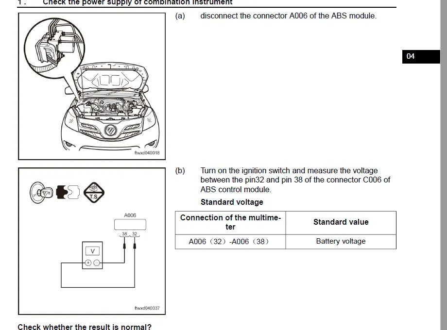 Foton Pickup Complete Vehicle Operation Manual