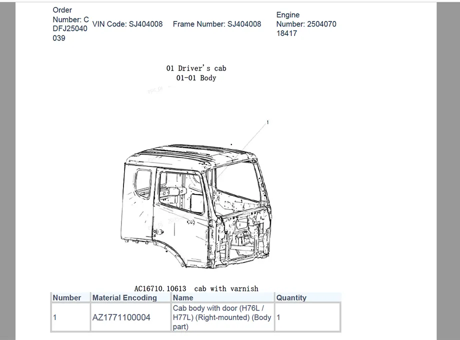 Hohan J7B 6X4 Dump Truck Catalog