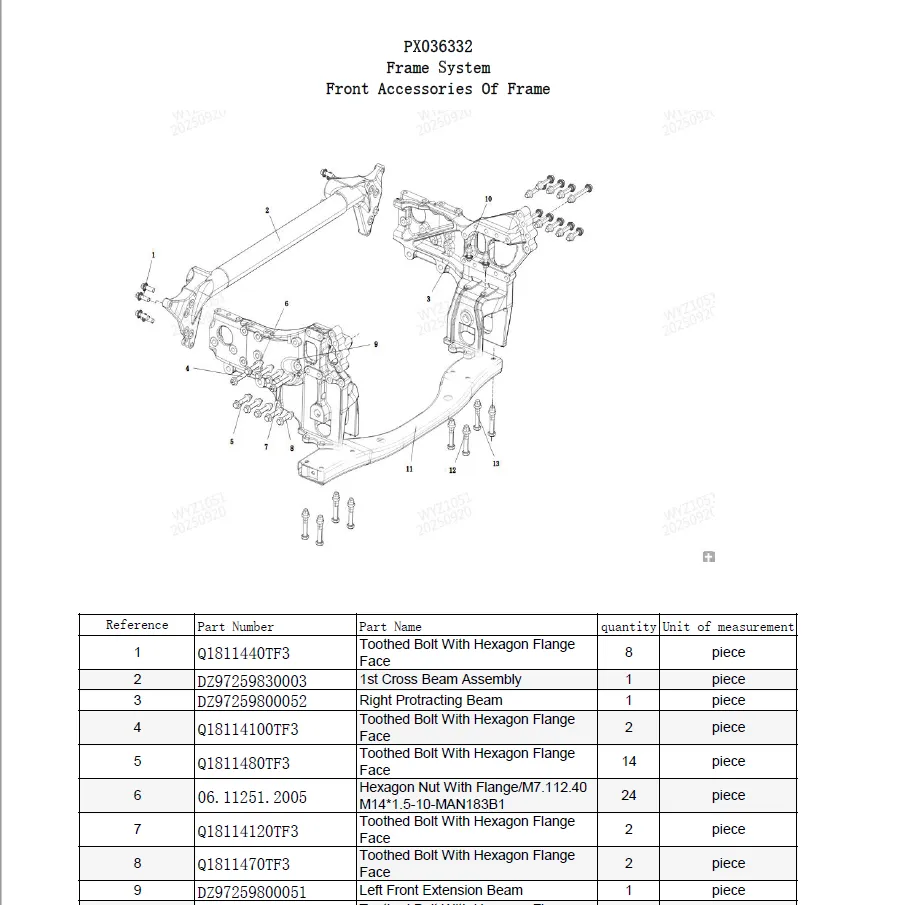 SHACMAN X5000 Tractor Truck Catalog