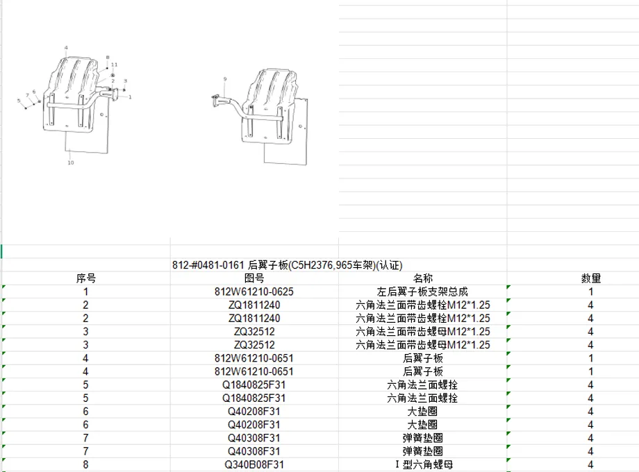 sitrak oil tank truck parts catalog ZZ1326N466GE1K -1