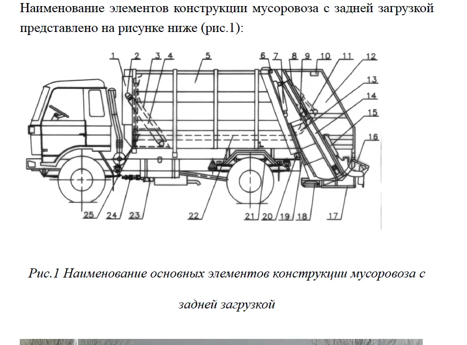 Руководство по эксплуатации мусоровоза