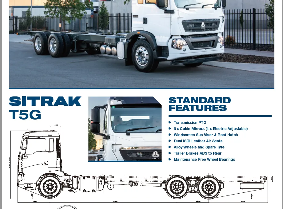 A4 Sitrak T5G Brochure