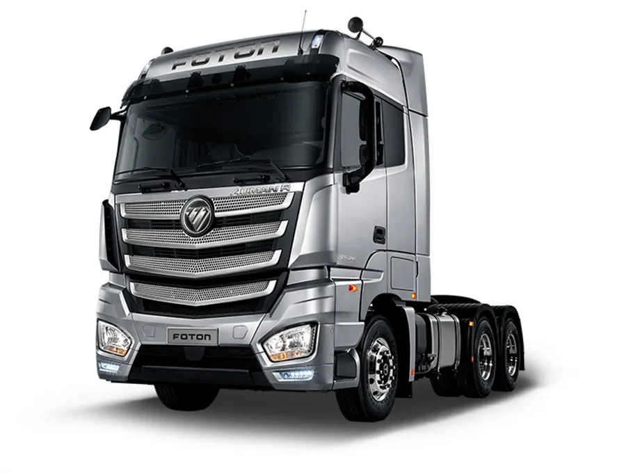 Auman EST Gas-Powered Silver Tractor Truck