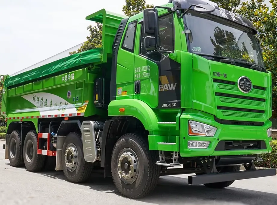 Jiefang J6 Green Dump Truck